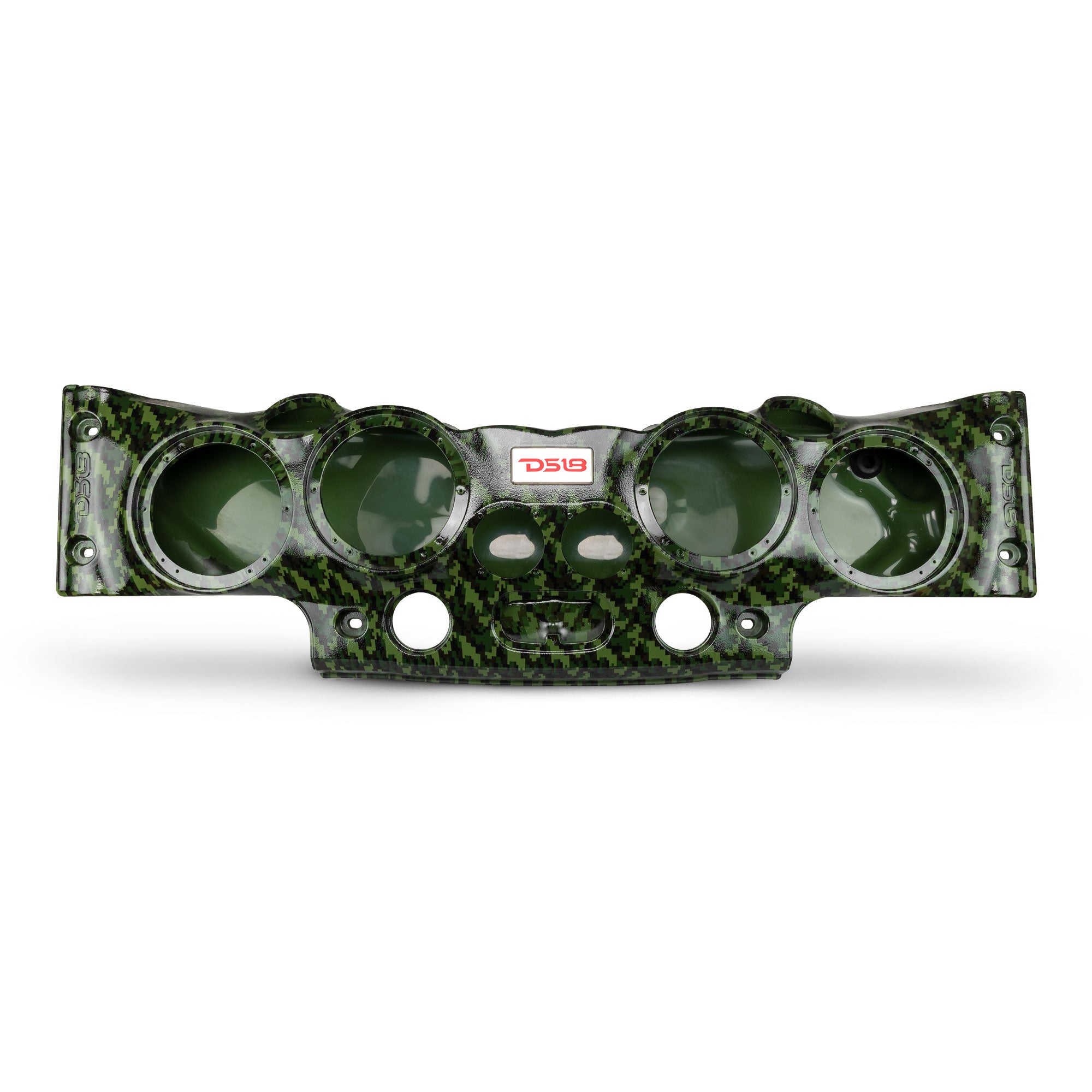 DS18 JK-SBAR/CMGR Exclusive Overhead Audio Bar System for JK/JKU Jeeps (4x 8" Speakers 4x3.72" Tweeters 2x1" Drivers) Camo