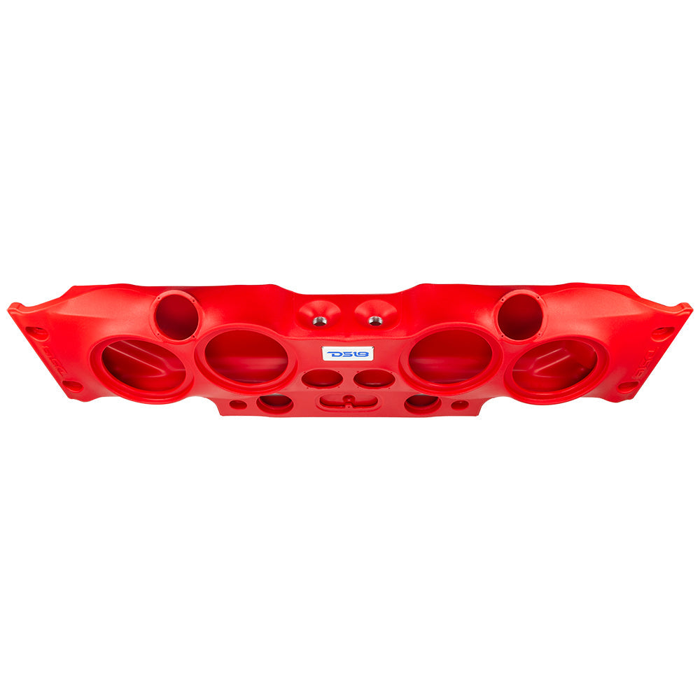 Jeep JK/JKU Overhead Bar System Fits 4 X 8" Speakers, 4 X Tweeters and 2 X Drivers -Red - DS18