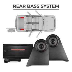 Jeep JKU 2007-2018 Ultimate Package – Loaded Sound Bar, Door Panels, Rear Wheel Subwoofers & Amplifiers - DS18