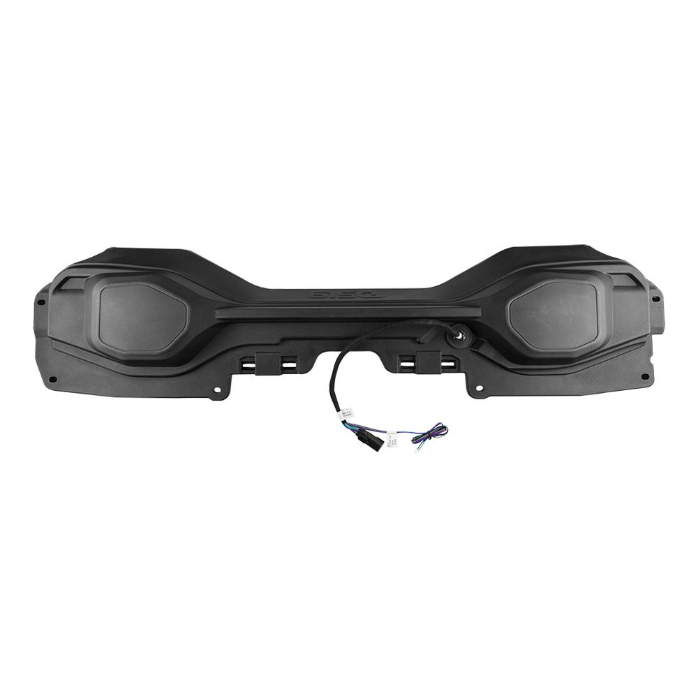 Jeep JL/JLU,JT Overhead Bar System Fits 2 X 8" Speakers and 2 X 3.78" Tweeters -Black - DS18