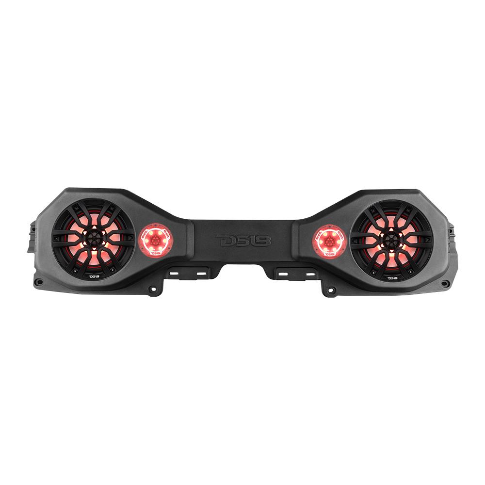 Jeep JL/JLU,JT Overhead Bar System Fits 2 X 8" Speakers and 2 X 3.78" Tweeters -Black - DS18