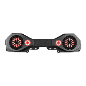 Jeep JL/JLU,JT Overhead Bar System Fits 2 X 8" Speakers and 2 X 3.78" Tweeters -Black - DS18