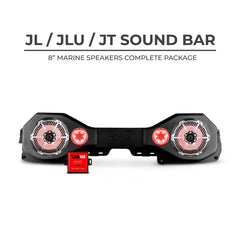 DS18 Jeep JL/JLU/JT Plug & Play Sound Bar Package - DS18