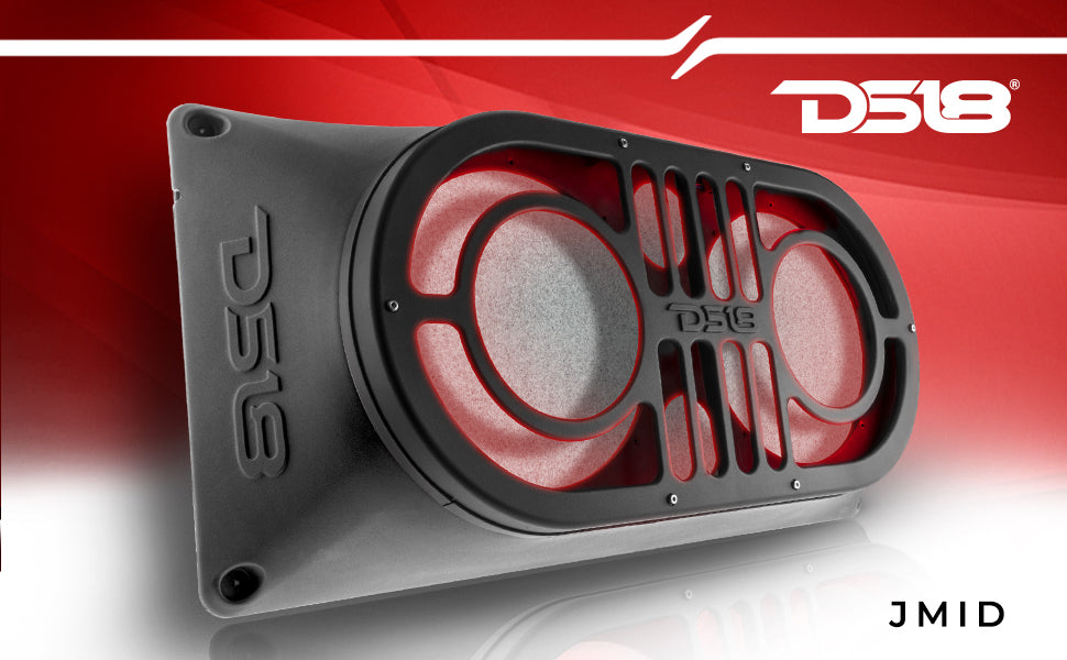 Jeep TJ,JK/JKU,JL/JLU Tailgate Loudspeaker Enclosure for 2 X 10" and 2 x 3" Tweeters - DS18