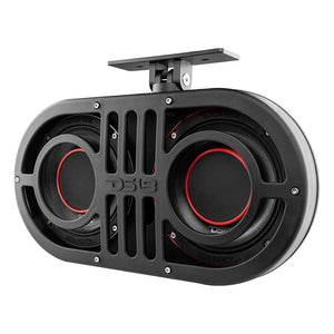 Dual 6.5" Marine and Powersports PRO Roll Cage Sound Bar System with Built in LED RGB Lights450 Watts Rms ( 2 x PRO-HY6.4B