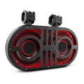 Dual 8" Marine and Powersports PRO Roll Cage Sound Bar System with Built in LED RGB Lights 500 Watts Rms ( 2 x PRO-HY8.4B