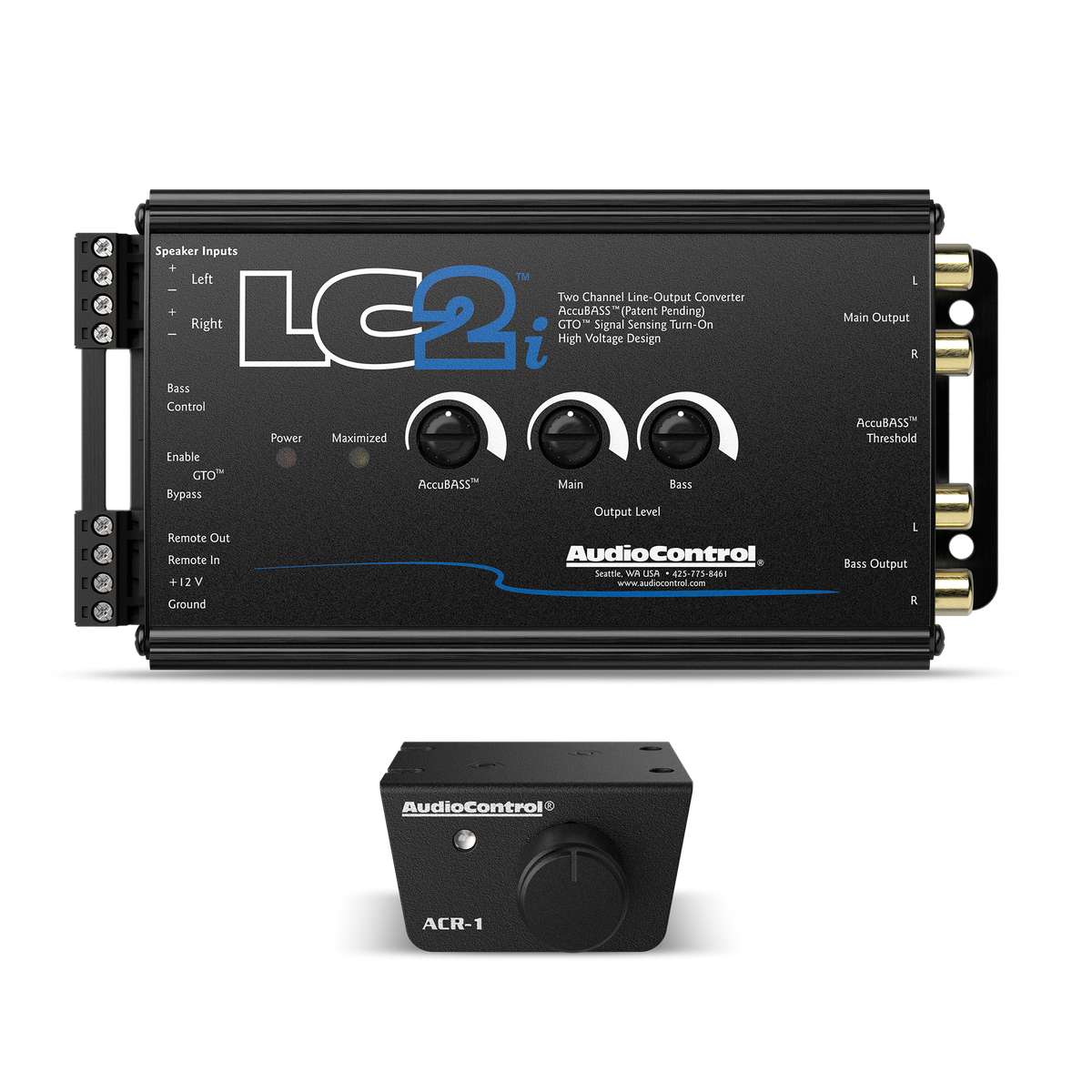 LC2i 2-Channel Line Output Converter w/AccuBASS & ACR-1 Remote
