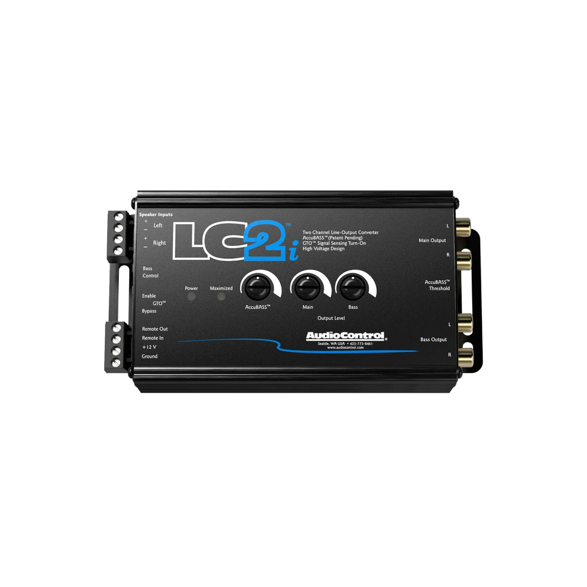 LC2i 2-Channel Line Output Converter w/AccuBASS & ACR-1 Remote