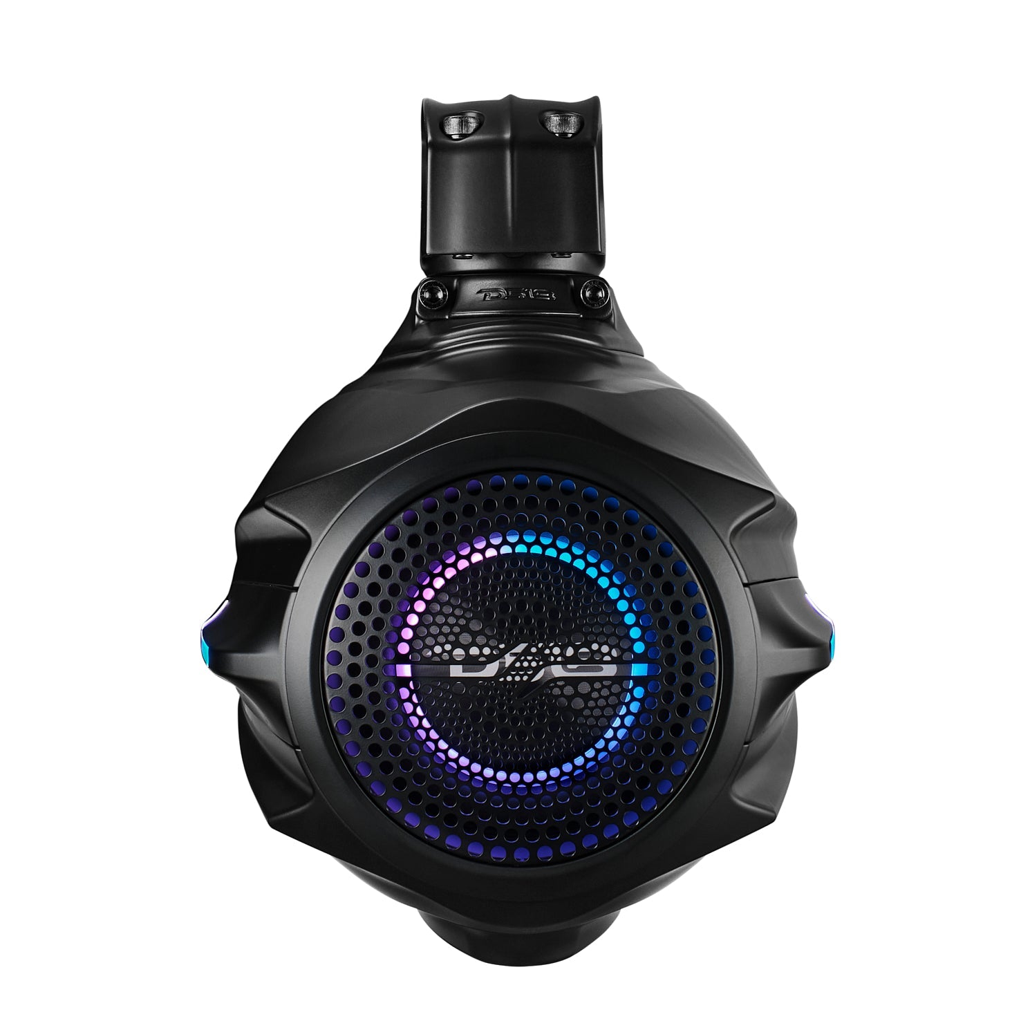 8" Marine Tower Speaker With Neodymium Magnet, Kevlar Cone, Compression Driver & Digital LED Lights | 200W RMS 4-Ohm - DS18