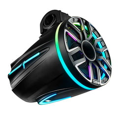 8" Marine Tower Speaker With Neodymium Magnet, Kevlar Cone, Compression Driver & Digital LED Lights | 200W RMS 4-Ohm - DS18