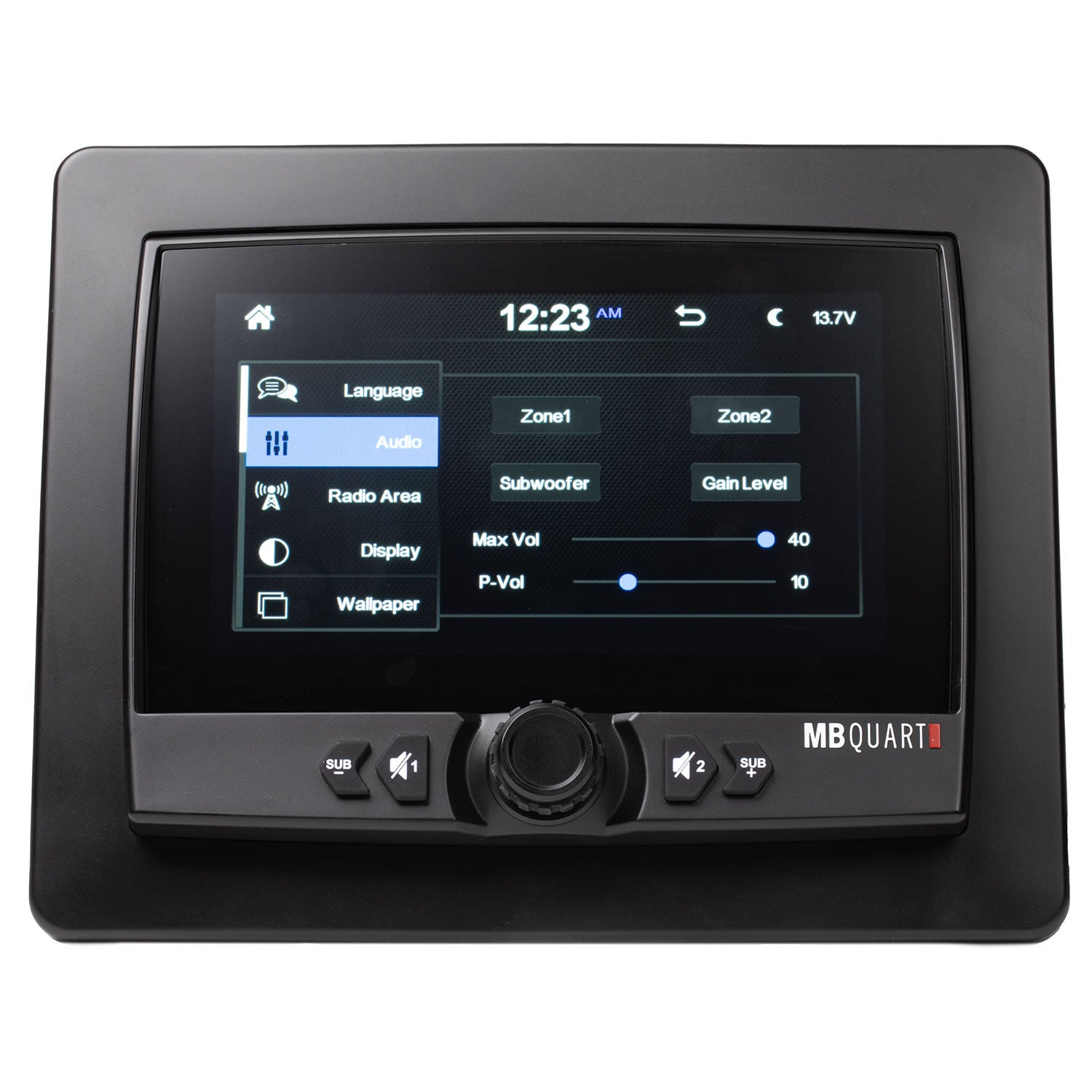 GMR-7V1.2 7 Inch Waterproof Touchscreen Wireless CarPlay Source Unit