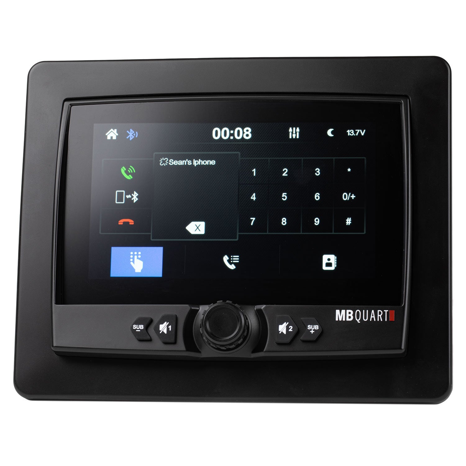 GMR-7V1.2 7 Inch Waterproof Touchscreen Wireless CarPlay Source Unit