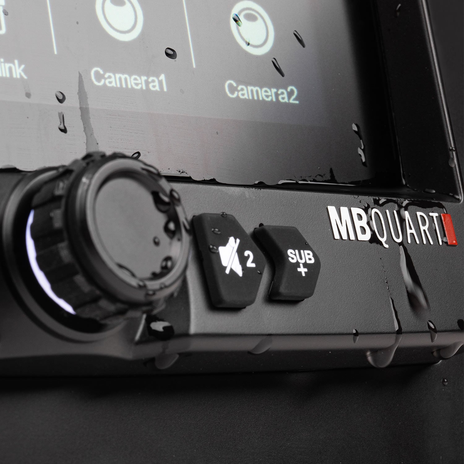 GMR-7V1.2 7 Inch Waterproof Touchscreen Wireless CarPlay Source Unit