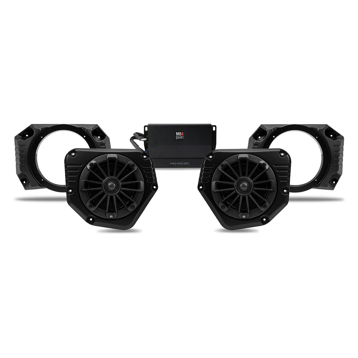 MBQRG-STG2-RC-2 400 Watt STAGE 2 Polaris RANGER Tuned System designed for RIDE COMMAND