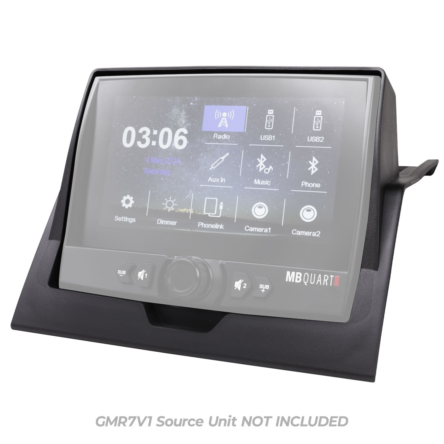 MBQRG-DASH-1 Polaris Ranger 1000 / XP 1000 Tuned GMR-7V1.2 Source Unit Dash Installation Kit