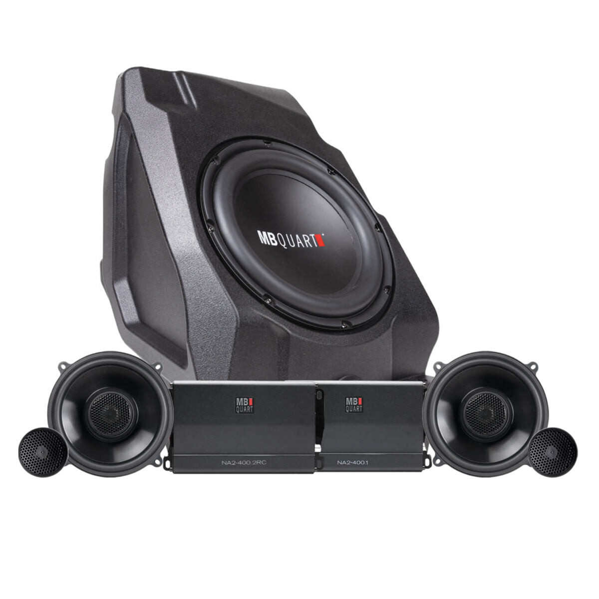 MBQRP-STG3-RC-UP-1 800 Watt STAGE 3 Polaris RZR PRO XP / PRO R / TURBO R Tuned Audio System Designed for RIDE COMMAND™ as Upgrade to EXISTING OEM Audio System
