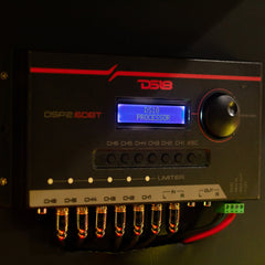 2-Channel In and 6-Channel Out Digital Sound Processor (DSP) with Bluetooth and LCD Screen - DS18