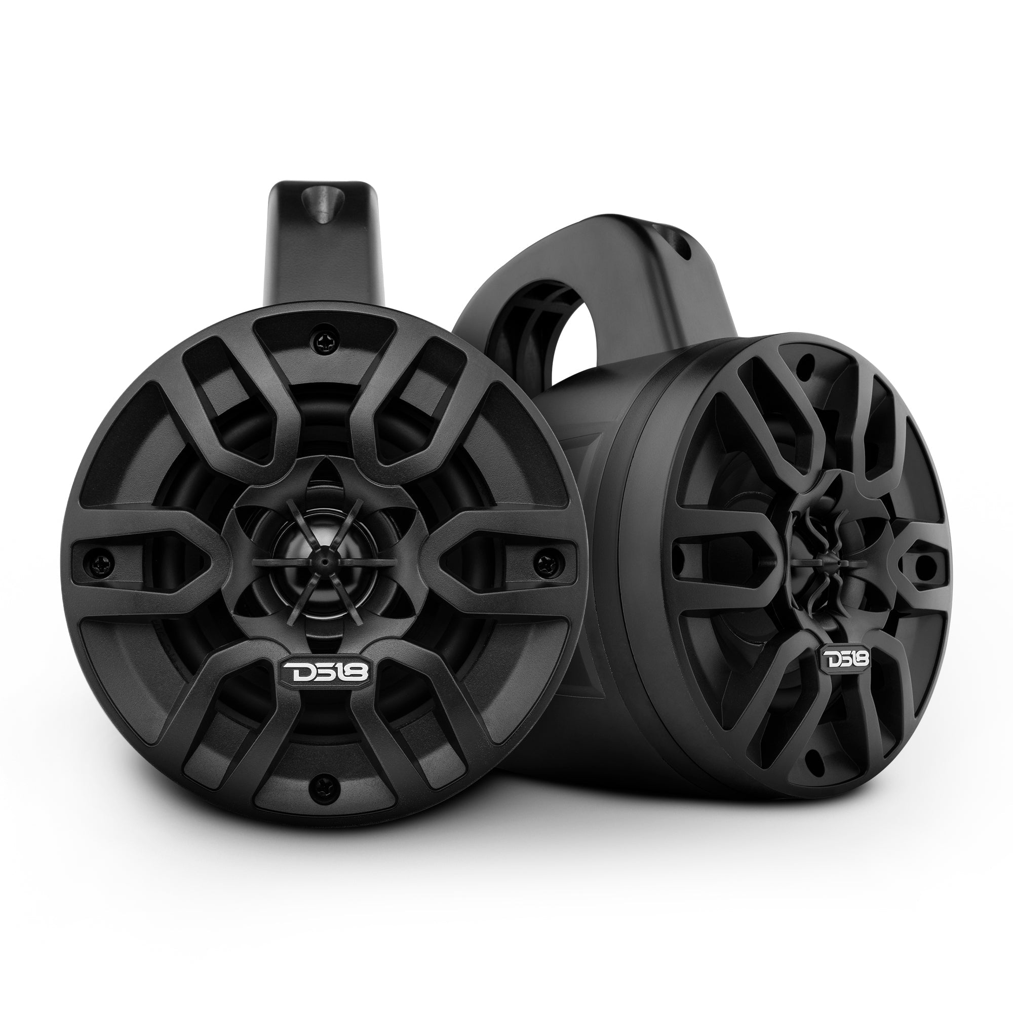 MP 4" Wakeboard Tower Speakers 50 Watts Rms -Black - DS18