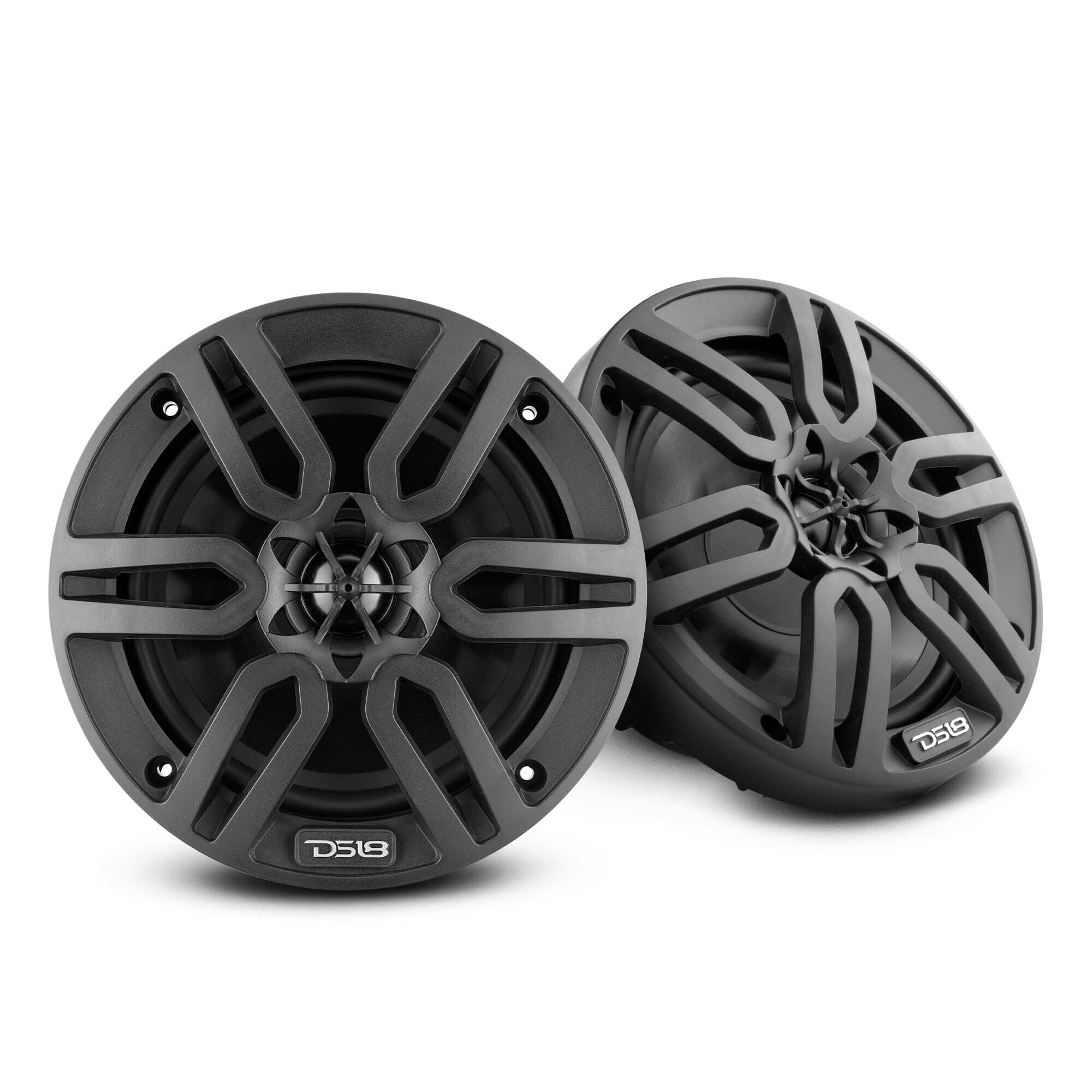 MP 6.5" 2-Way Coaxial Marine Speaker 60 Watts Rms 4-Ohm -Black - DS18