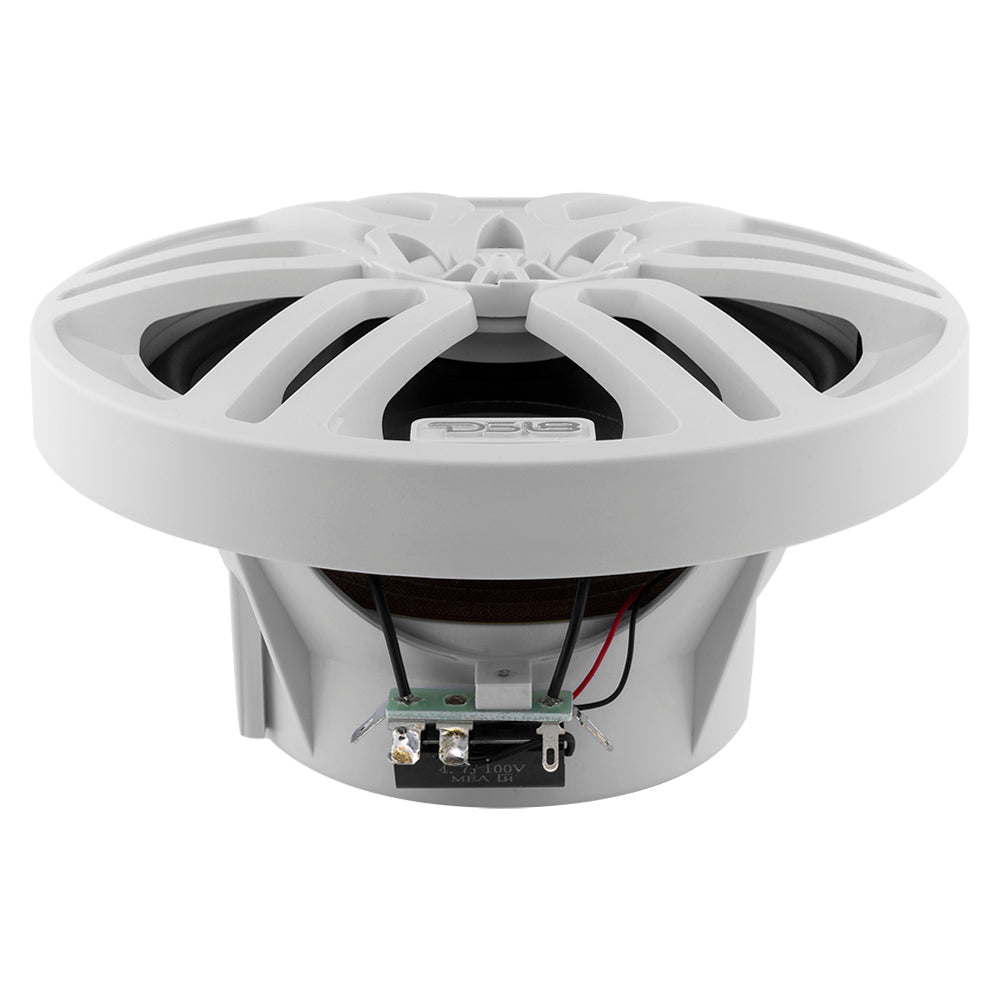 MP 6.5" 2-Way Coaxial Marine Speaker 60 Watts Rms 4-Ohm -White - DS18