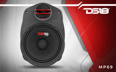6x9 Speaker Adapter Plate | Converts Factory 6x9 Opening to 6.5 Inch Speaker + 1.38 Inch Tweeter - DS18
