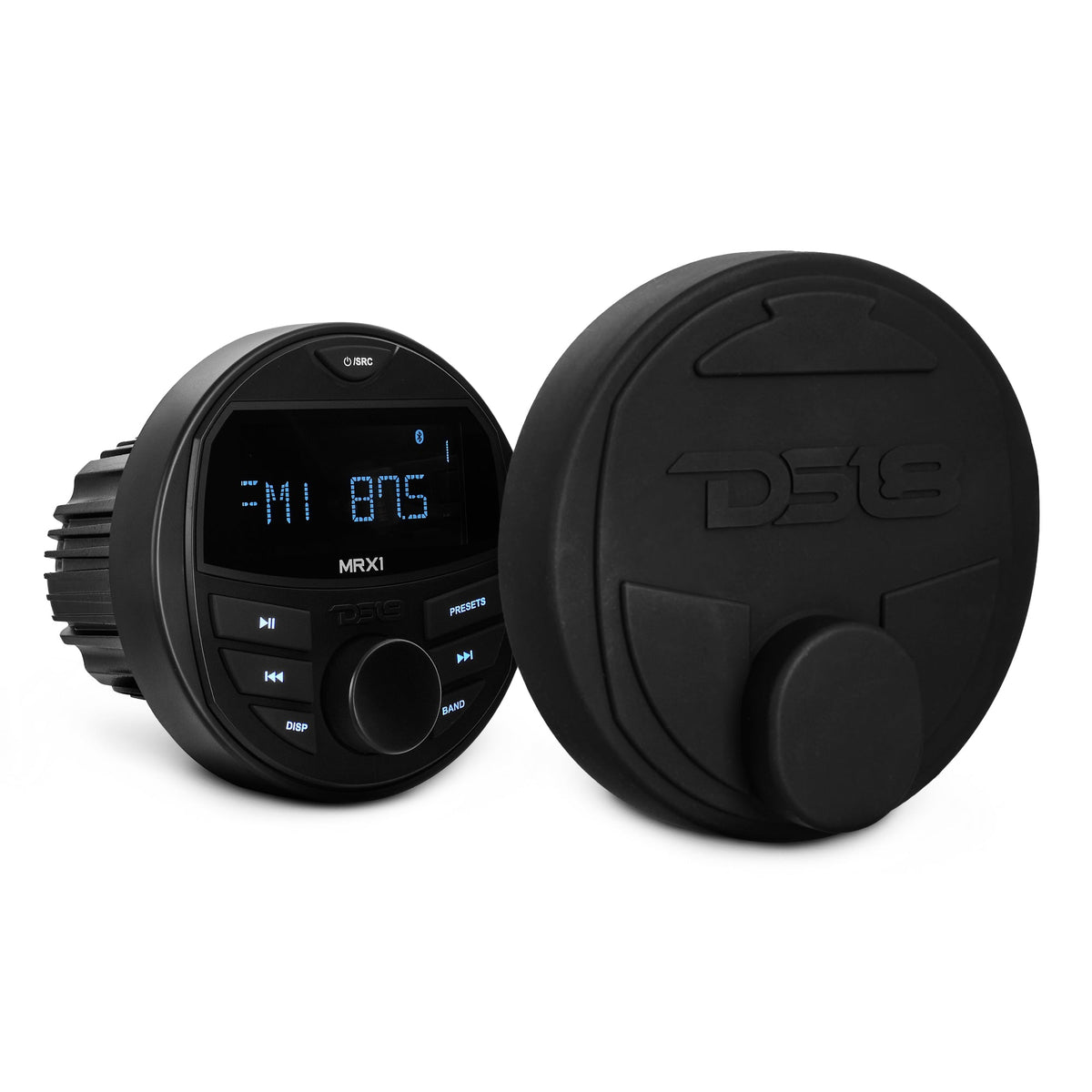 Marine and Powersports Headunit 2.75" LCD screen , 1 Zone, 4 volts Output, BT, RDS 4 X 40 Watts - DS18