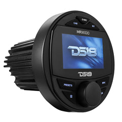 Marine and Powersports Headunit 3" Color TFT screen , 2 Zones, 4 volts Output, BT, RDS 4 X 50 Watts - DS18
