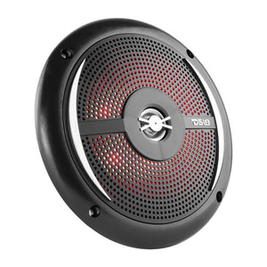 Marine and Powersports Headunit and 6.5" Marine Speaker Package (MRX1 and 2 X NXL-6SL/BK) - Black - DS18