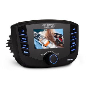 Marine Headunit TFT screen , 3 Zones, 4 volts Output, Bluetooth, RDS 4X50 Watts With DAB+ for Europe - DS18
