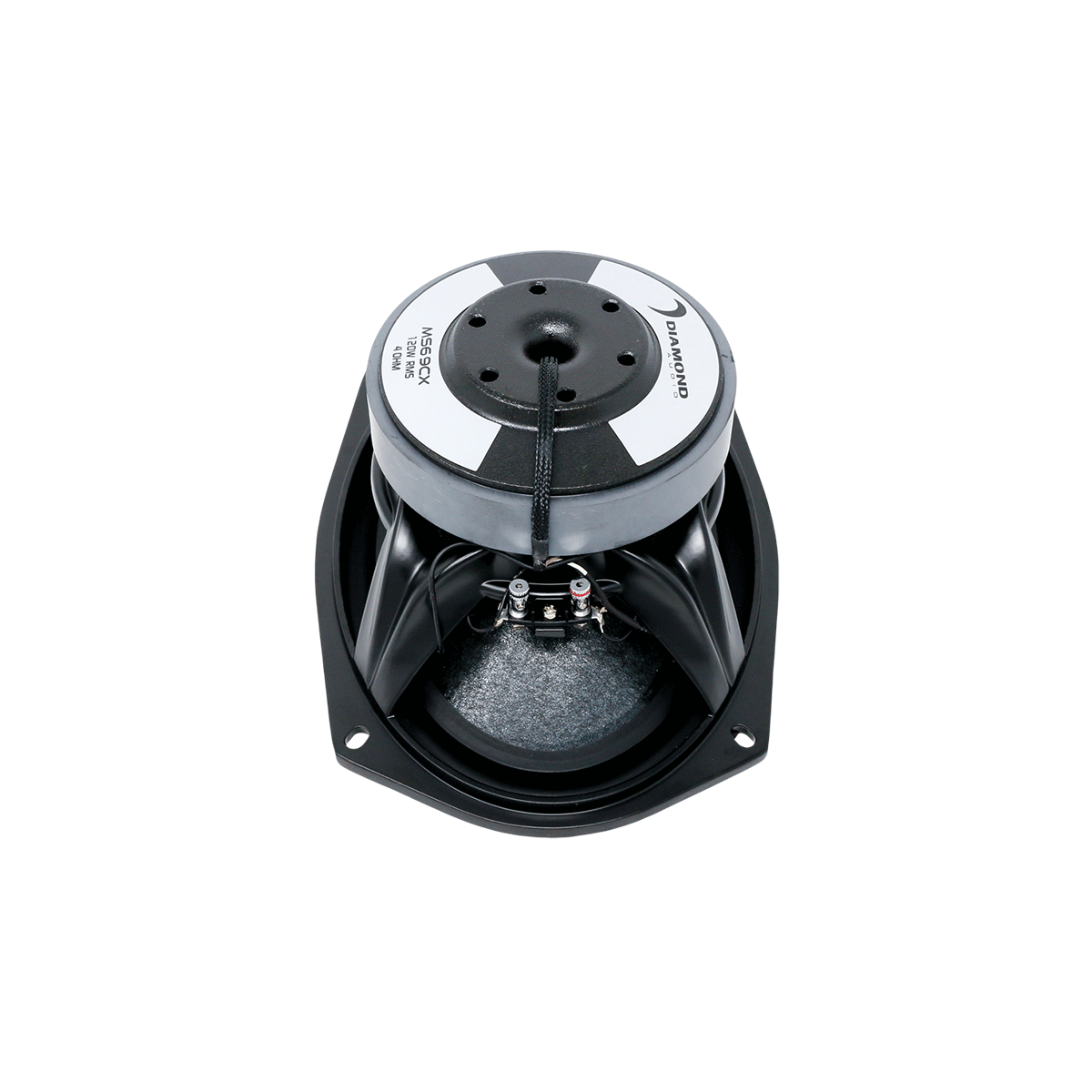 MS69CX - MS SERIES 6"x9" 2-Way Coaxial Speakers w/Titanium Dome Tweeter (4 ohm )