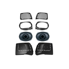 2014-2023 Harley Davidson Cut In Lid Kit with MP692 (2 ohm ) Speakers - MSMP692LK