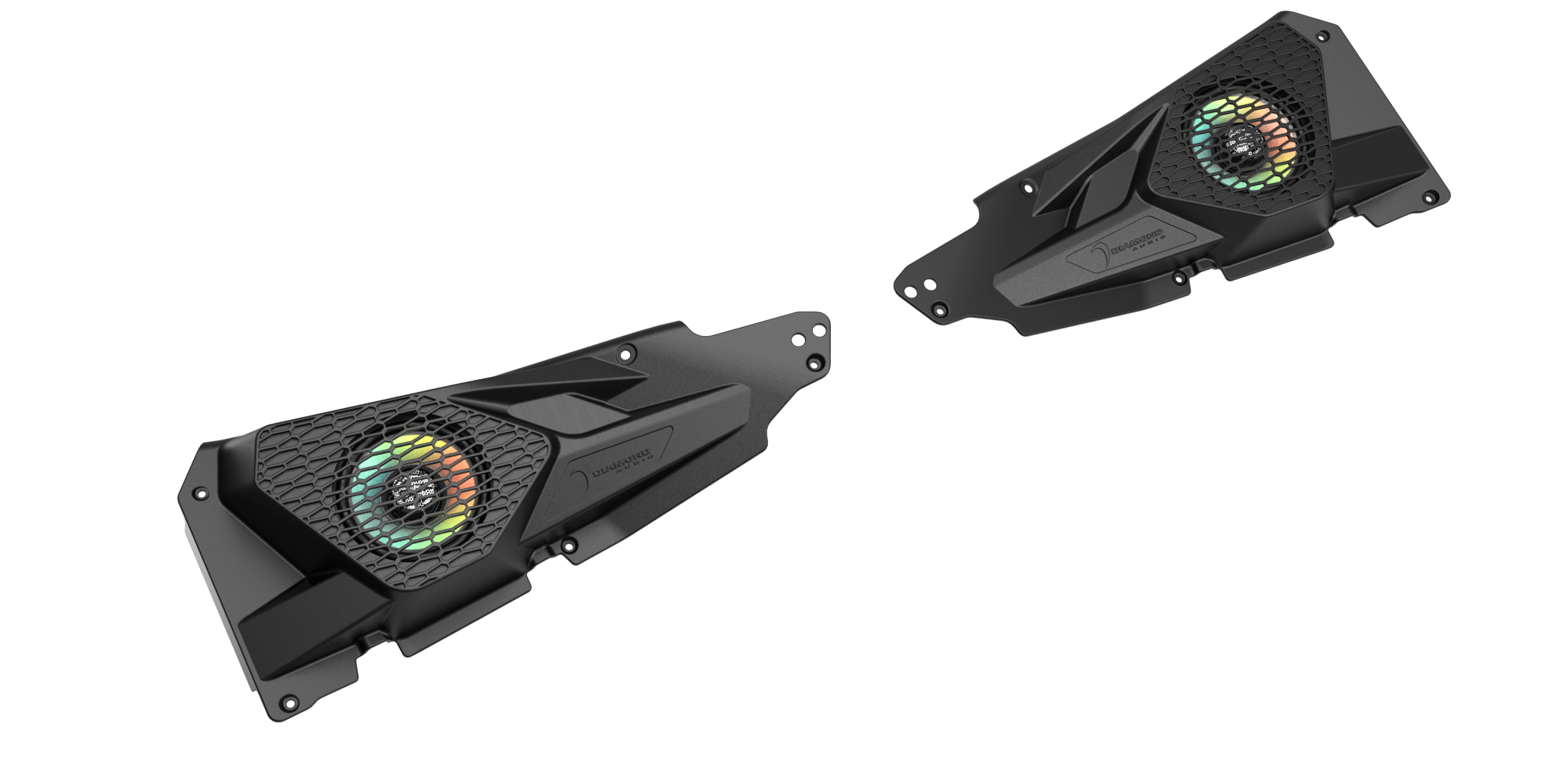 Polaris RZR 2014-2018 Front Speaker Panel Kit with HXM65F4 Speakers - MSRZRFS