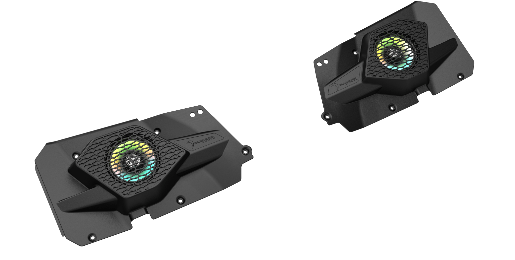 Polaris RZR 2014-2018 Rear Speaker Panel Kit with HXM65F4 Speakers - MSRZRRS