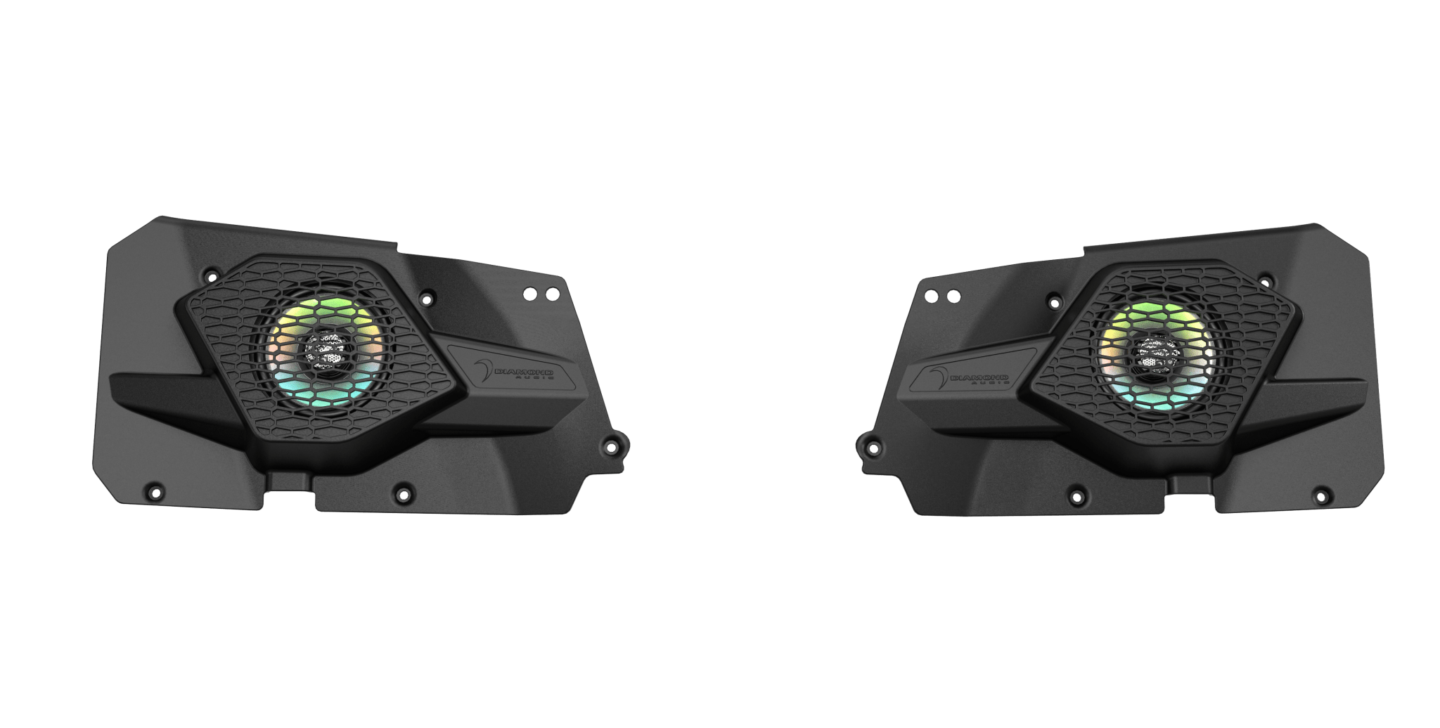 Polaris RZR 2014-2018 Rear Speaker Panel Kit with HXM65F4 Speakers - MSRZRRS