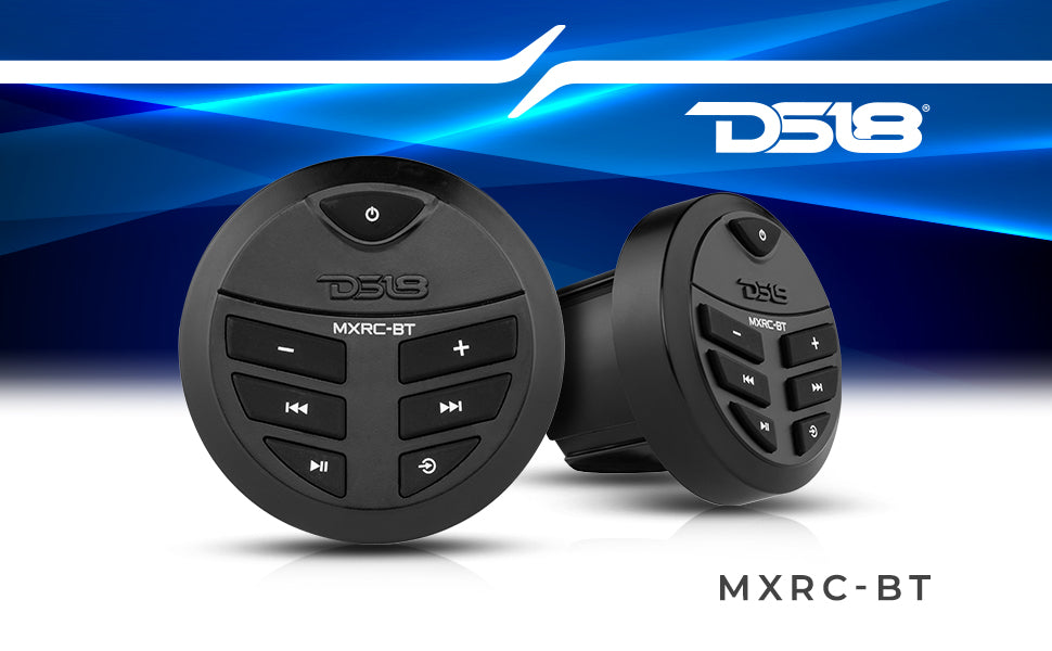 Marine And Powersports Waterproof Bluetooth Audio Receiver With Controls - DS18