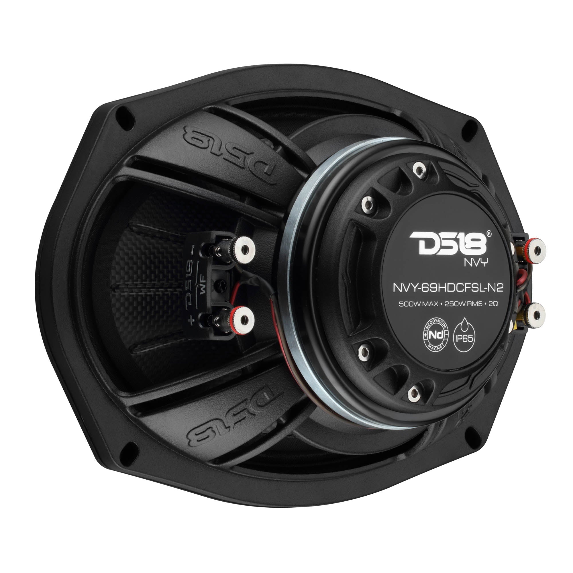 6x9” Slim Hybrid Loudspeakers with Compression Driver, Carbon Fiber Cone and Neodymium Magnet | 250W RMS 2-Ohm - DS18