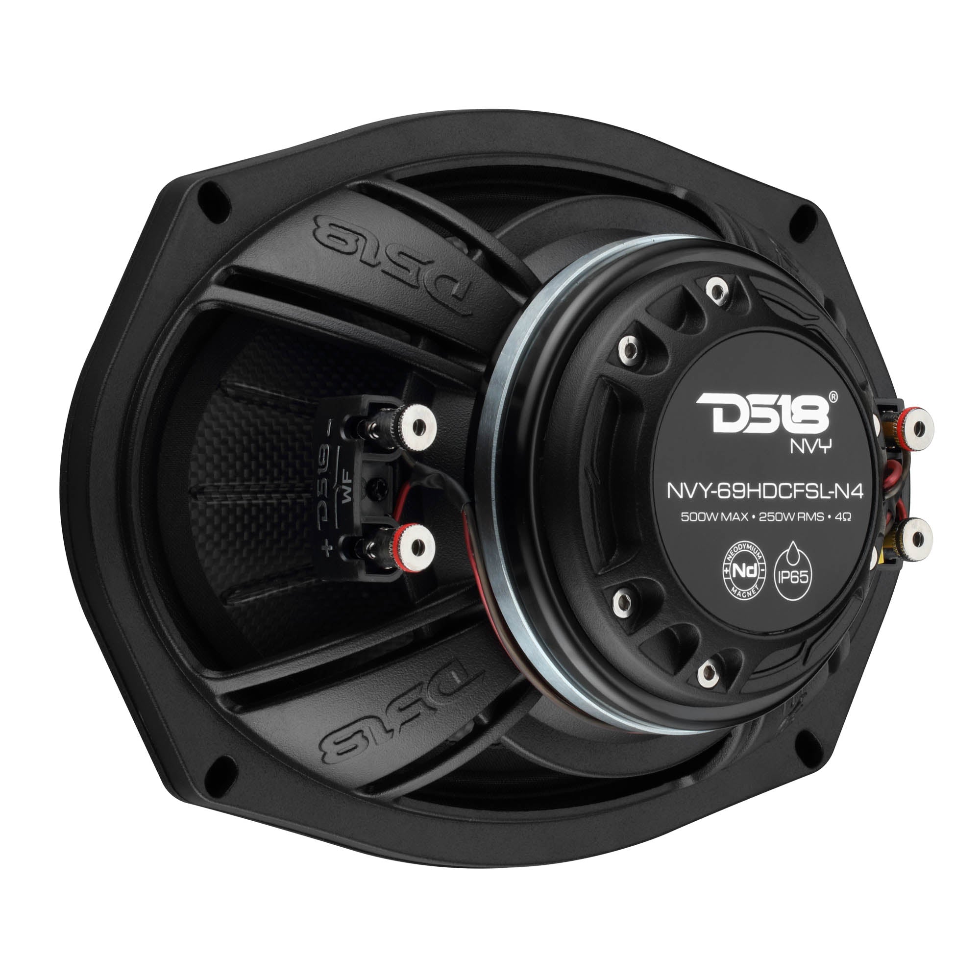 6x9” Slim Hybrid Loudspeakers with Compression Driver, Carbon Fiber Cone and Neodymium Magnet | 250W RMS 4-Ohm - DS18