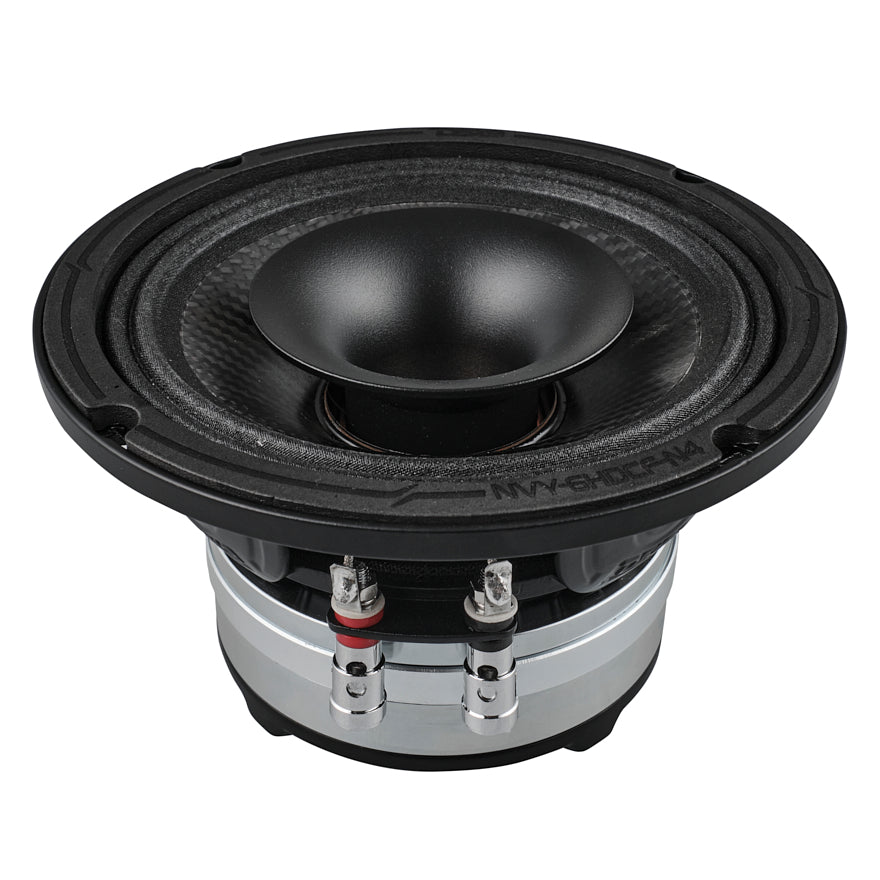 6.5" Water Resistant Carbon Fiber Cone Hybrid Loudspeaker With 2" VC Compression Driver and Neodymium Magnet | 300W RMS 8-Ohm