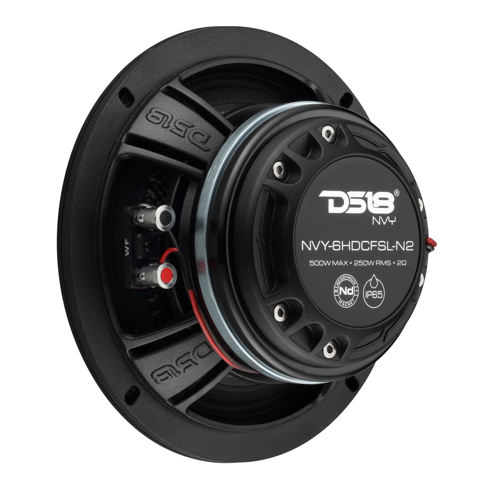 6.5” Slim Hybrid Loudspeakers with Compression Driver, Carbon Fiber Cone and Neodymium Magnet | 250W RMS 2-Ohm - DS18