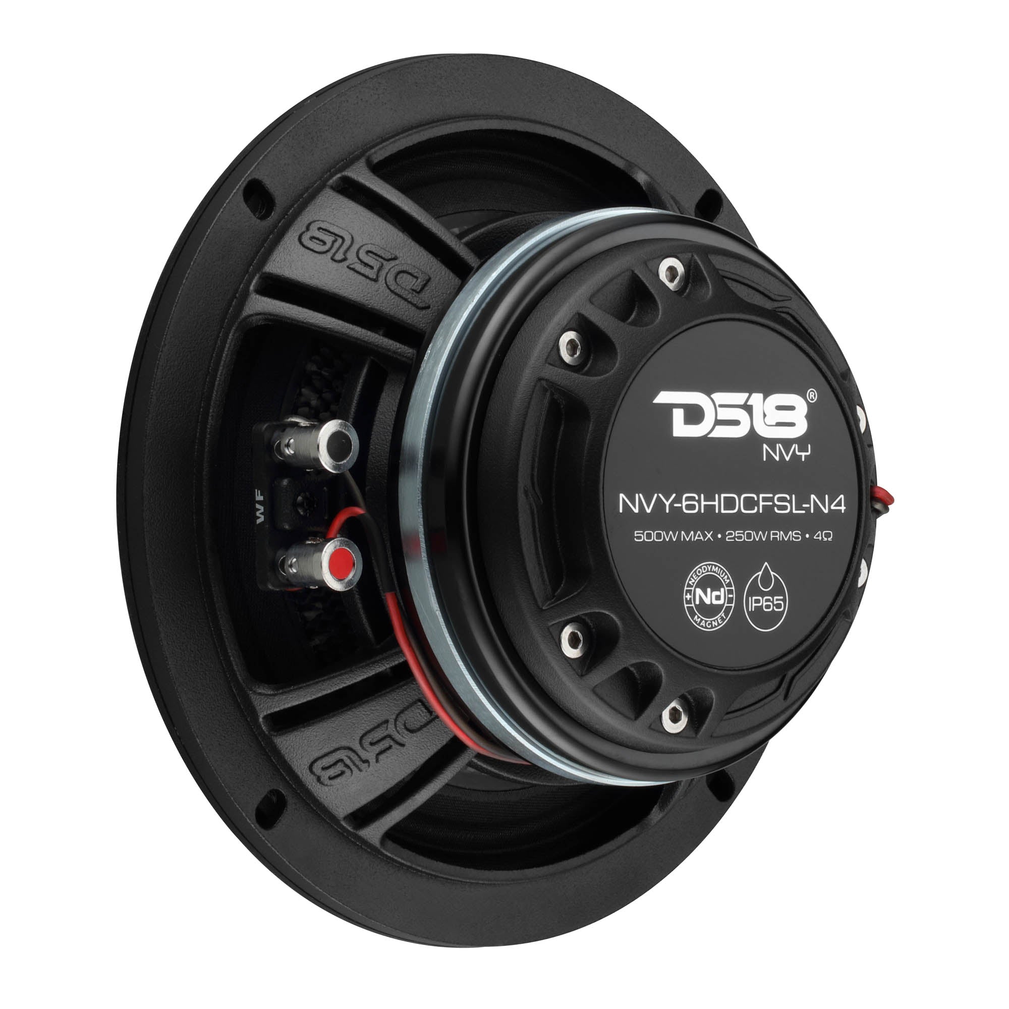 6.5” Slim Hybrid Loudspeakers with Compression Driver, Carbon Fiber Cone and Neodymium Magnet | 250W RMS 4-Ohm - DS18