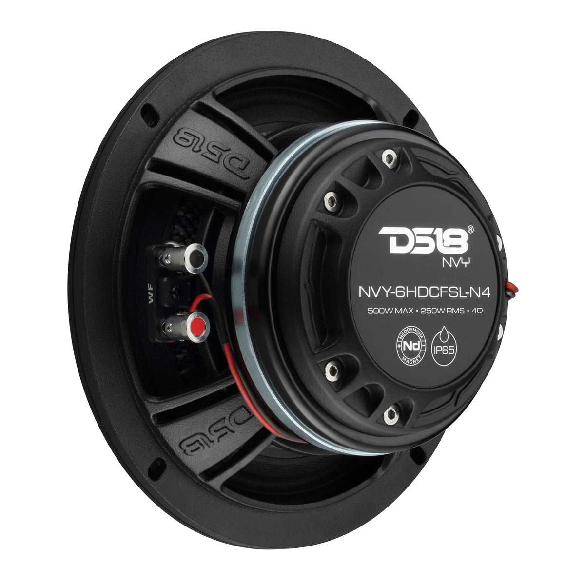 6.5” Slim Hybrid Loudspeakers with Compression Driver, Carbon Fiber Cone and Neodymium Magnet | 250W RMS 4-Ohm - DS18