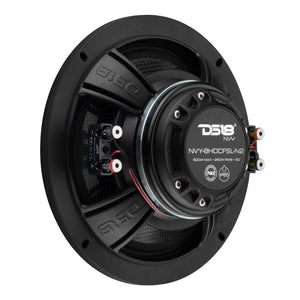 8” Slim Hybrid Loudspeakers with Compression Driver, Carbon Fiber Cone and Neodymium Magnet | 250W RMS 2-Ohm - DS18
