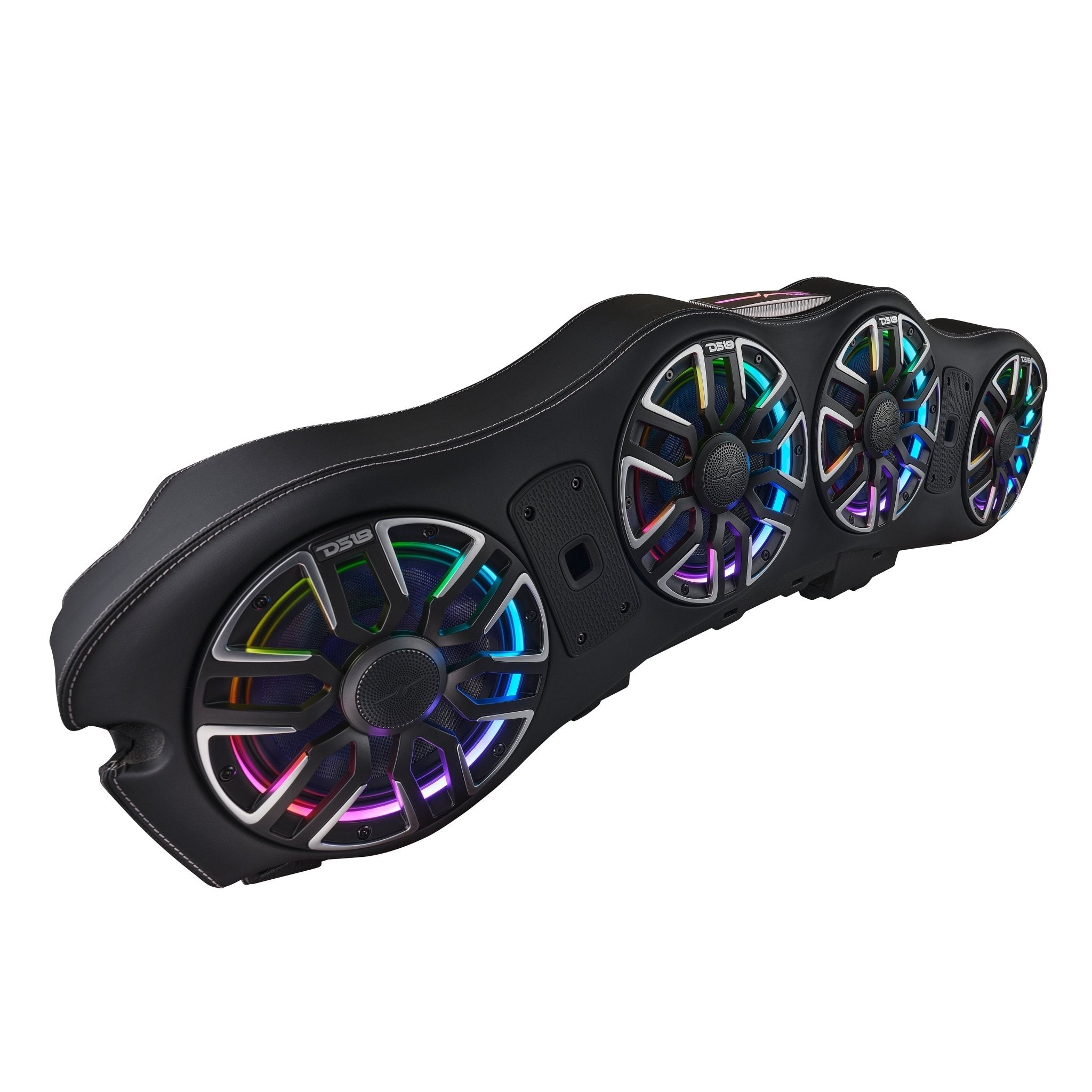 Jeep JL/JLU/JT 2024-Up Loaded Sound Bar - 4x 8” NVY-M8 Speakers and LED Lighting - DS18