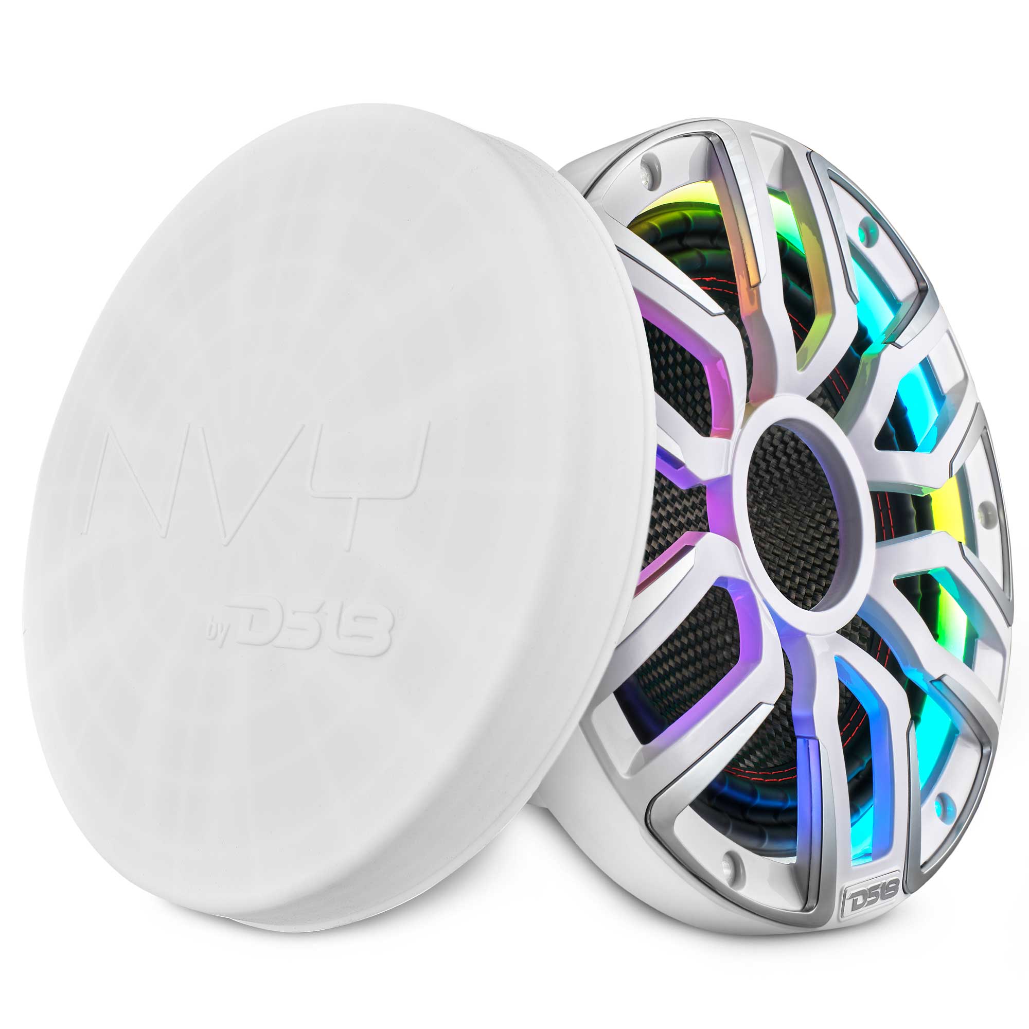 10” Neodymium Marine & Powersports Subwoofer With Carbon Fiber Cone | 600W RMS 4-Ohm - DS18