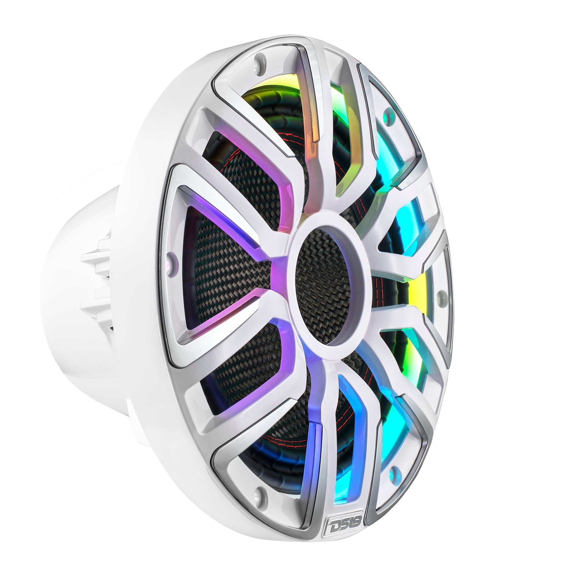 10” Neodymium Marine & Powersports Subwoofer With Carbon Fiber Cone | 600W RMS 4-Ohm - DS18