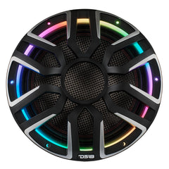 12" Neodymium Marine & Powersport Subwoofer with Digital LED Lights and Carbon Fiber Cone | 800W RMS 4-Ohm - DS18
