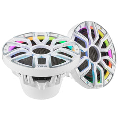 12" Neodymium Marine & Powersport Subwoofer with Digital LED Lights and Carbon Fiber Cone | 800W RMS 4-Ohm - DS18