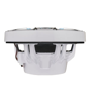 6.5” Marine Coaxial Speaker With Kevlar Cone, Bullet Tweeter, Neodymium Magnet, and Digital LED Lights | 200W RMS 4-Ohm