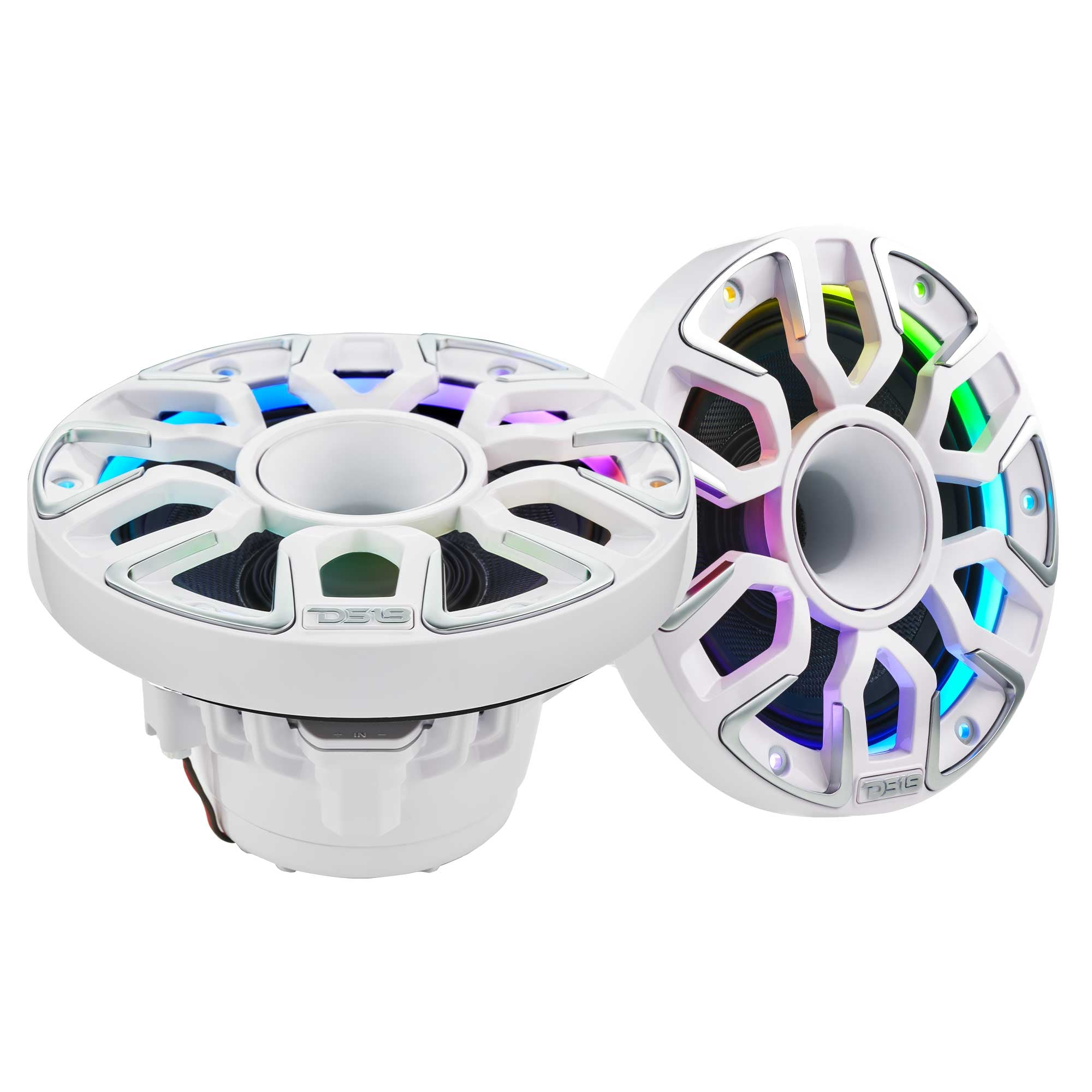 6.5” Marine Grade Hybrid Coaxial Speaker With Neodymium Magnet, Kevlar Cone, and Compression Driver | 200W RMS 4-Ohm - DS18