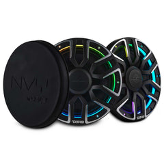 8” Marine Coaxial Speaker With Kevlar Cone, Bullet Tweeter, Neodymium Magnet, and Digital LED Lights | 200W RMS 4-Ohm - DS18